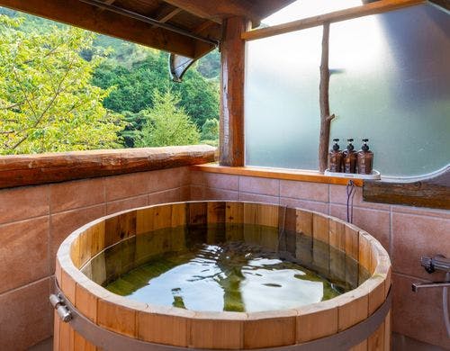 【テラス露天風呂付き客室】客室露天風呂