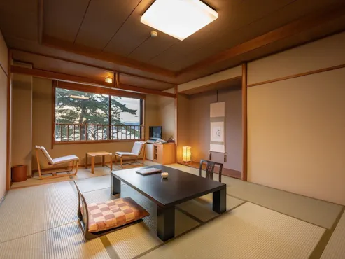 【Semua bilik pemandangan tasik】Bilik gaya Jepun 10 tatami