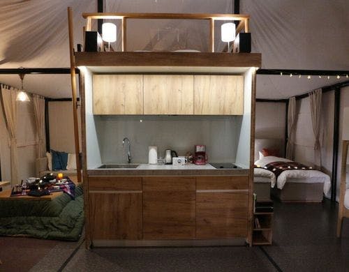 sole：ADRIA社製グランピングテントヴィラ