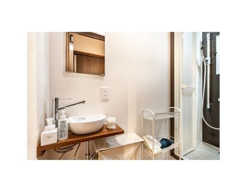 男女共用　脱衣室・シャワールーム