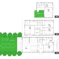 แผนผังห้องของ Ueno NIPPORI Terrace
