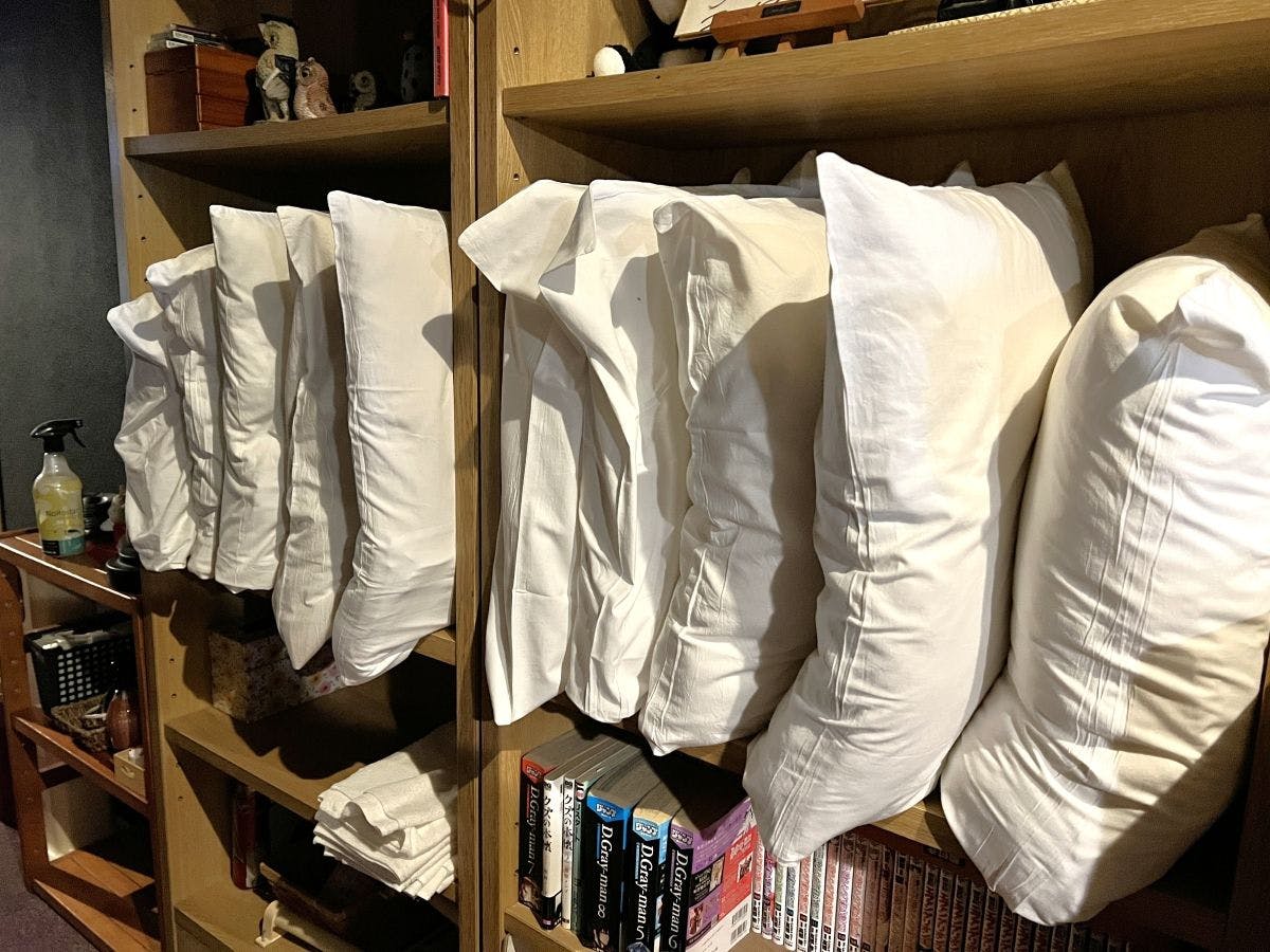 ■ 추가 베개는 자유롭게 가져가세요.