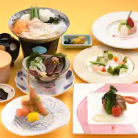 Hidangan kaiseki Jepang-Barat “Yui” Musim Semi 2026 (hanya ilustrasi)