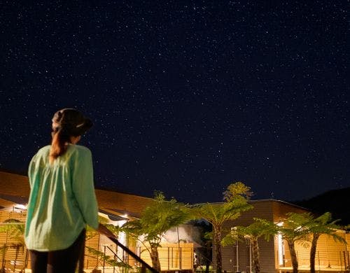 ダブルルームのアウトドアリビング