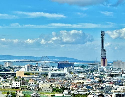 部屋からの景色です。