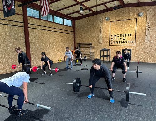 クロスフィットクラスも無料で参加可能