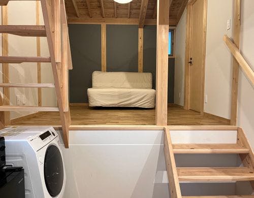 ソファーベットも完備。