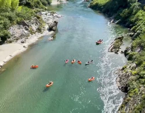 吉野川でウォータースポーツもできる！
