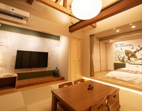 リビング(和室)とベッドルーム