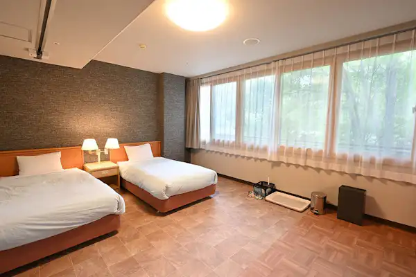 【금연】스탠다드 트윈룸 실내 욕조 포함