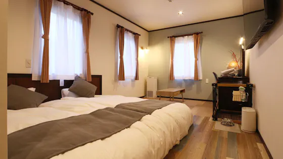 【ห้องพัก202】ห้องพักเตียงคู่ฝั่งภูเขา*