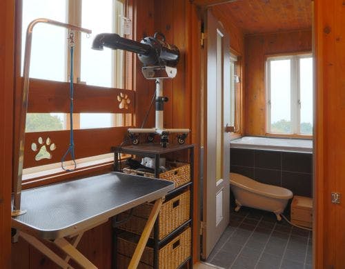 【部屋201】脱衣所・グルーミングスペース*