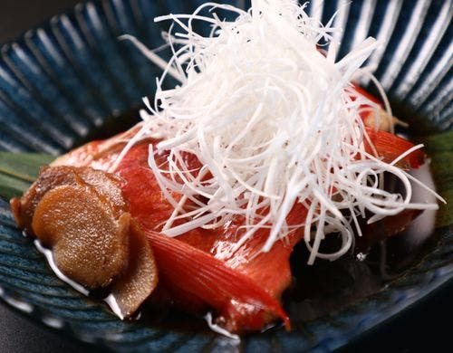 【夕食】お試しコース_金目鯛の煮付け