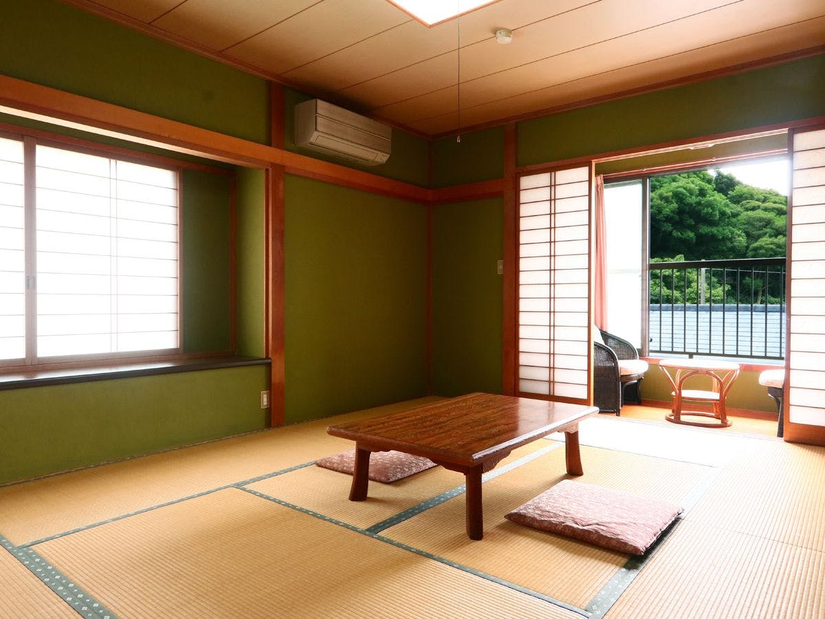 ห้องพักแบบญี่ปุ่น 10 เสื่อ◆มีพื้นที่นั่งเล่นริมหน้าต่าง