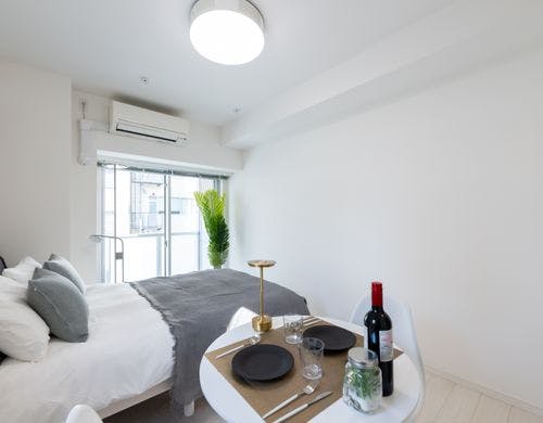 エアコン完備で快適ステイ