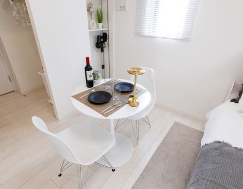 コンパクトでも上質なダイニング