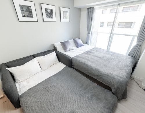 セミダブル＋ソファベッドのツインスタイル