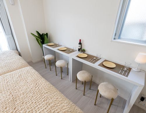 カフェみたいなデスクでほっと一息