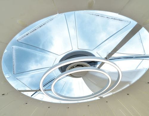 ドームハウス天井