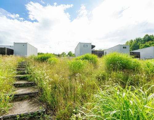 コンテナで出来た快適なホテル。