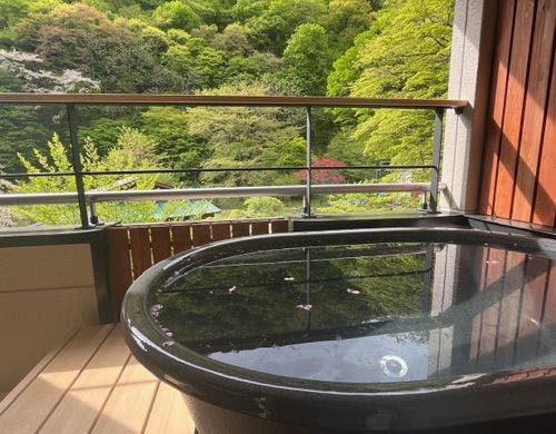 露天風呂付客室 翠雨