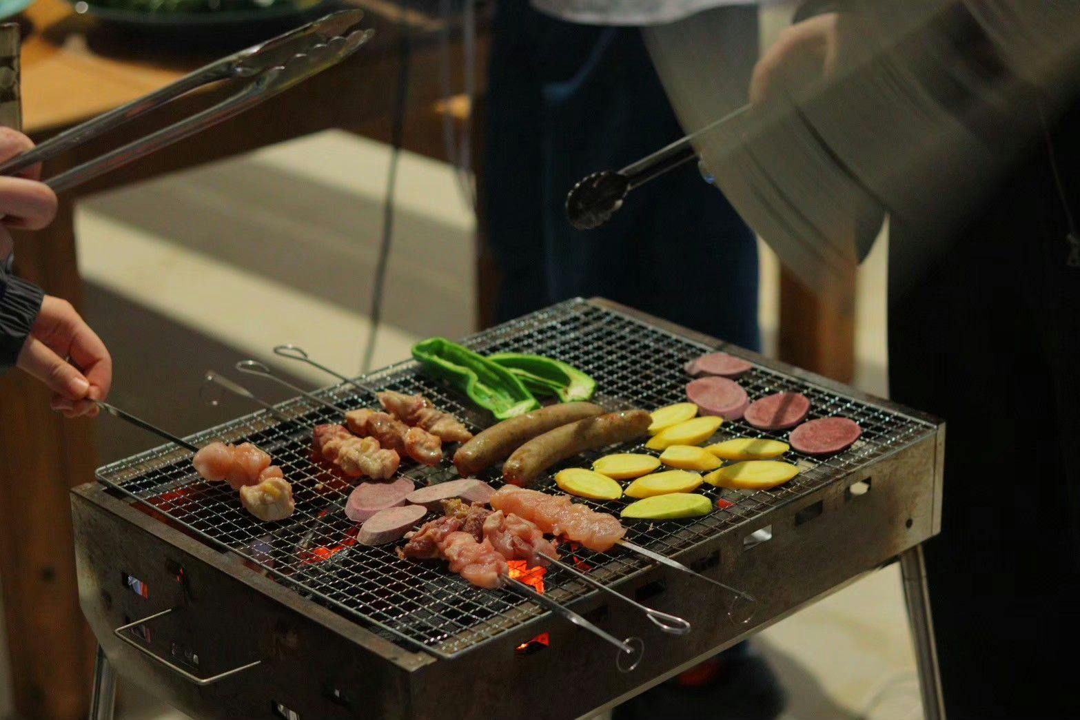 สามารถเพลิดเพลินกับการทำบาร์บีคิวได้ที่ระเบียง