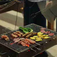 สามารถเพลิดเพลินกับการทำบาร์บีคิวได้ที่ระเบียง