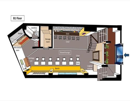 【間取り図】共用サロンスペース