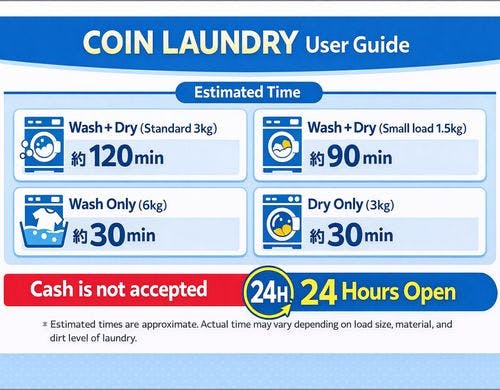 コインランドリーのご利用について