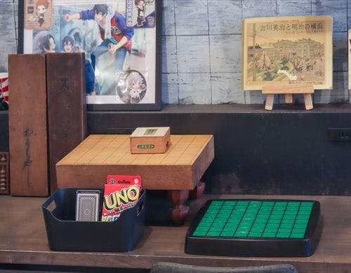 将棋、オセロ、トランプ、UNO
