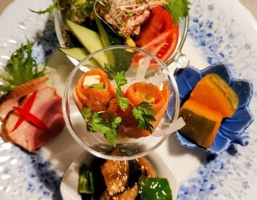 彩り豊かな前菜セット