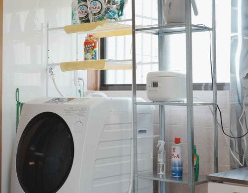 ランドリー完備で快適滞在