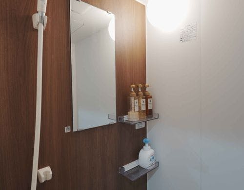 アメニティ充実のバスルーム