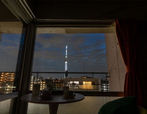 お部屋からの眺め(夜)