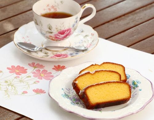 【朝食一例】ほっと一息つけるケーキ*