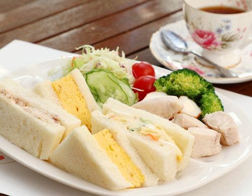 【朝食一例】手作りサンドイッチ*