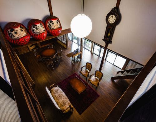 2階からみたリビング