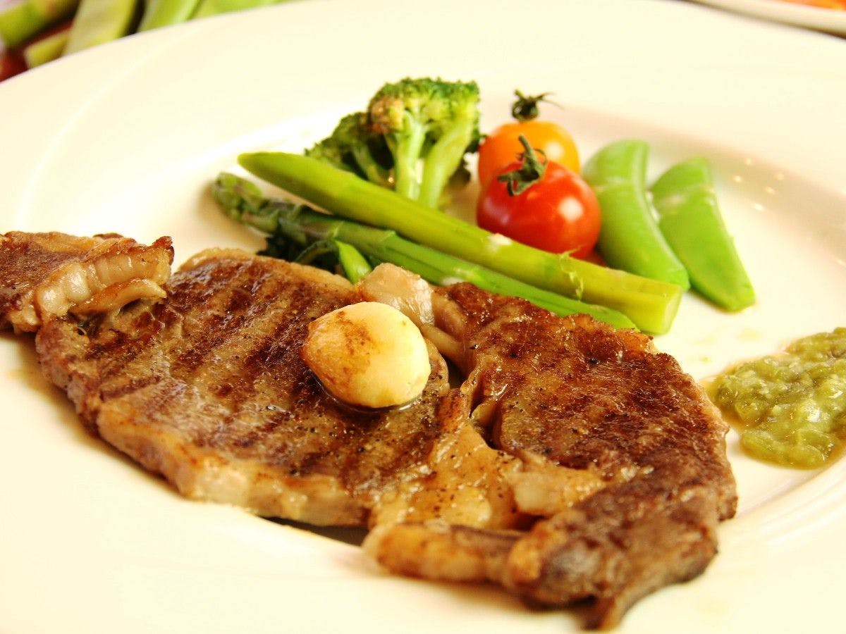 อาหารเย็น สเต็กเนื้อวากิว A5