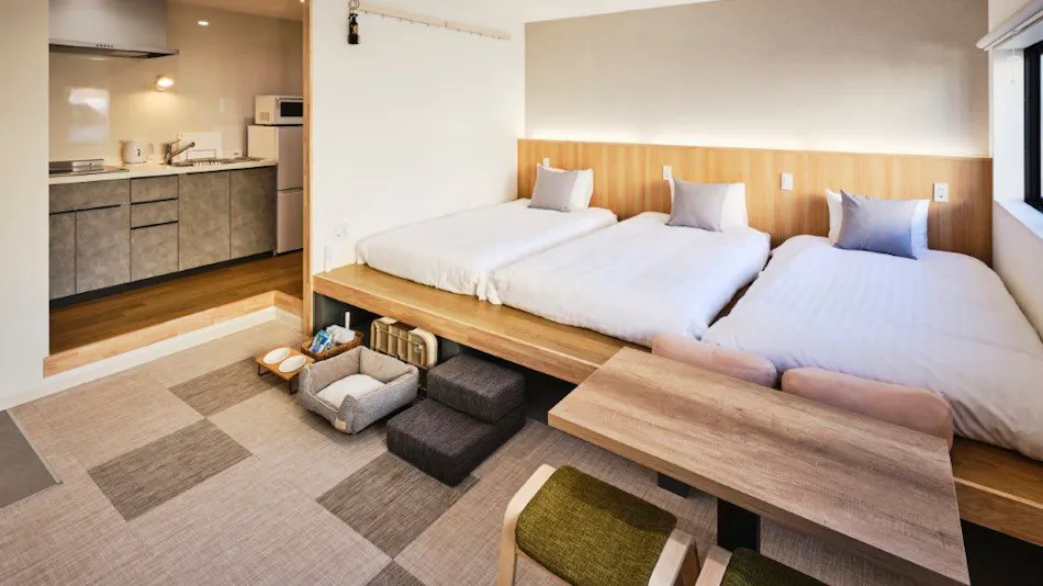 Blue quad hotel Suwa