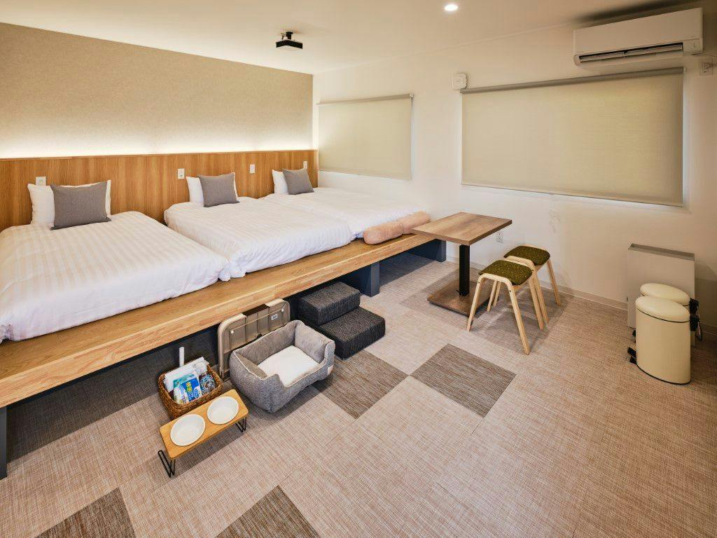 Blue quad hotel Suwa