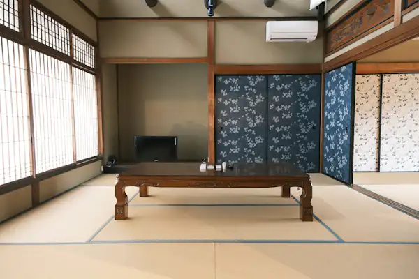 Bilik gaya Jepun di tingkat 1