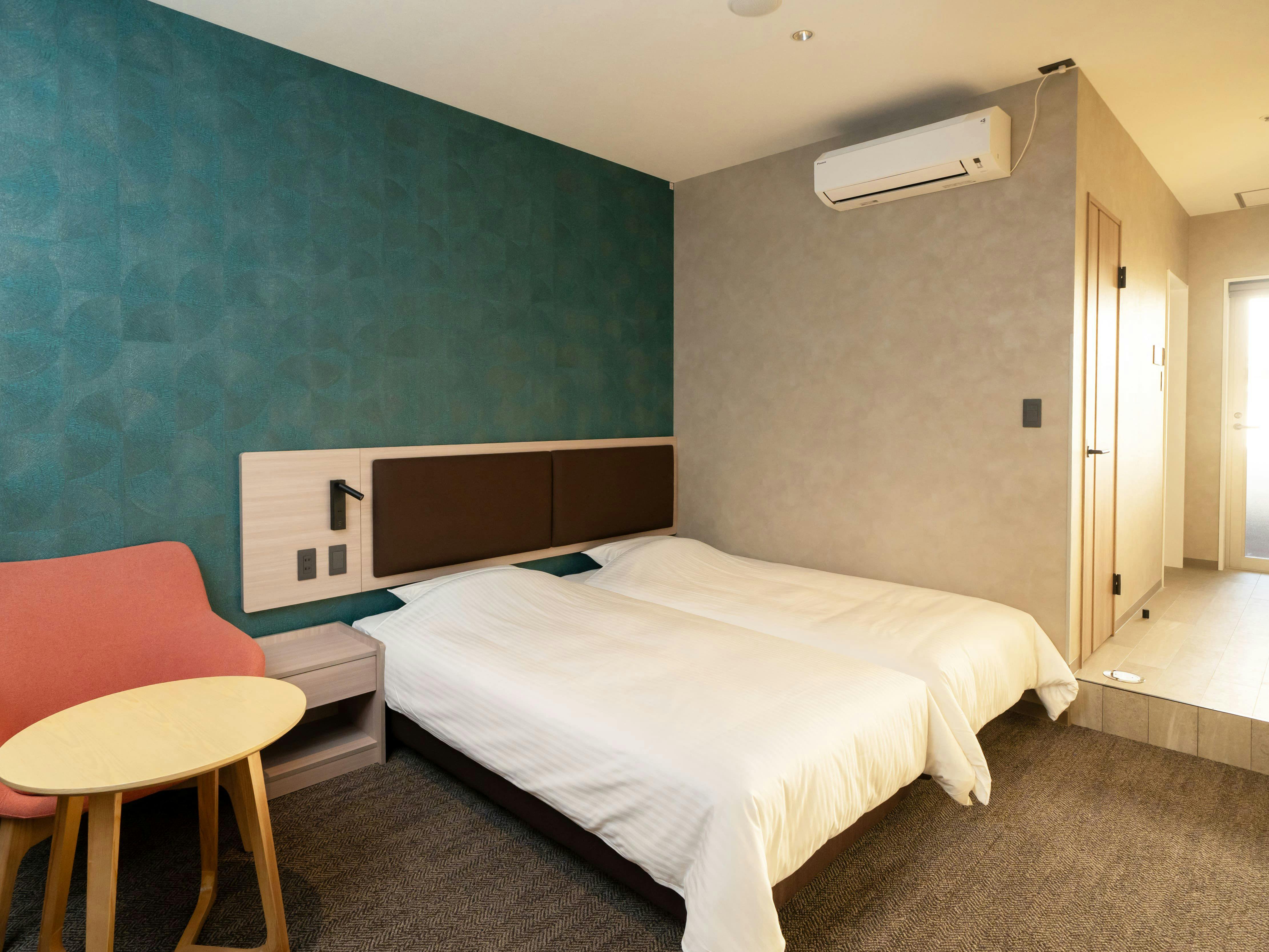 Bilik Hollywood Twin dengan katil disusun bersebelahan