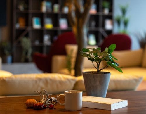 自由にご利用いただけるラウンジスペース