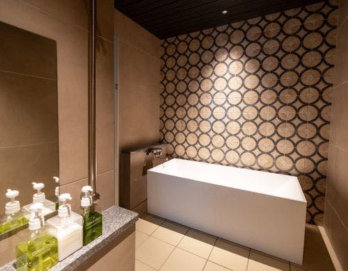 ゆったりとしたプライベートバスタイム