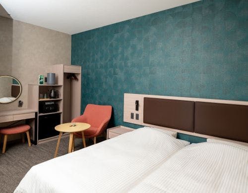 ベッドを並べたハリウッドツインルーム