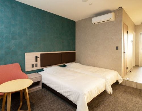 ベッドを並べたハリウッドツインルーム