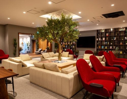 自由にご利用いただけるラウンジスペース