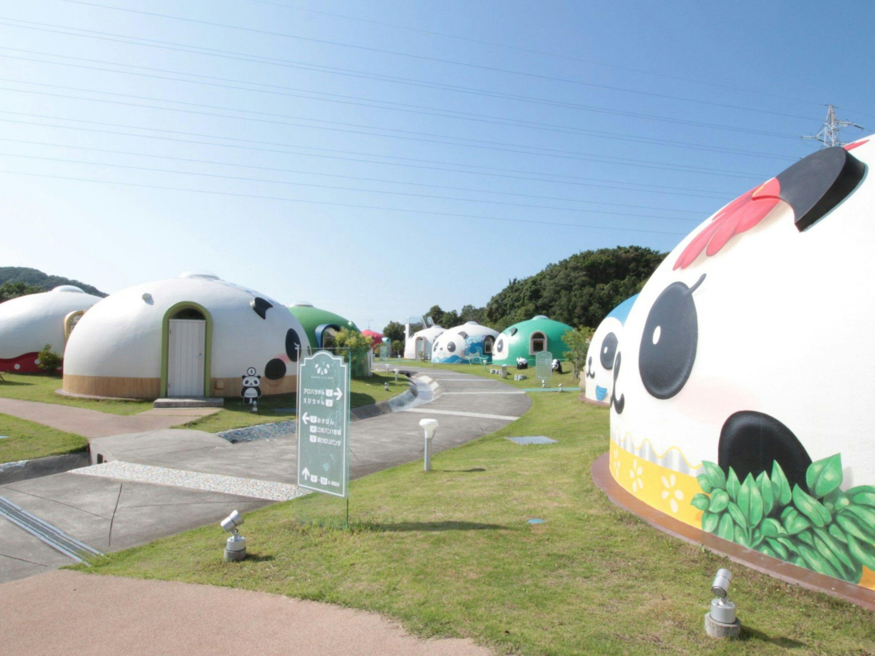 All the panda friends are here! Enjoy a fun walk too.