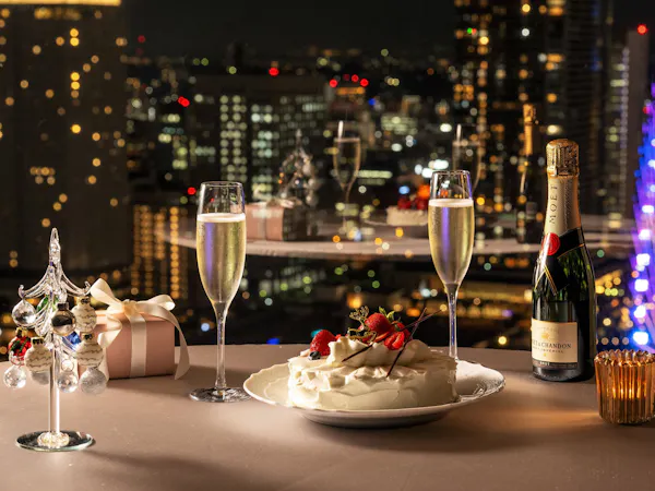 【Natal】Rayakan hari jadi di Yokohama Kamar dengan kue Natal & sampanye & check-out terlambat (termasuk sarapan)