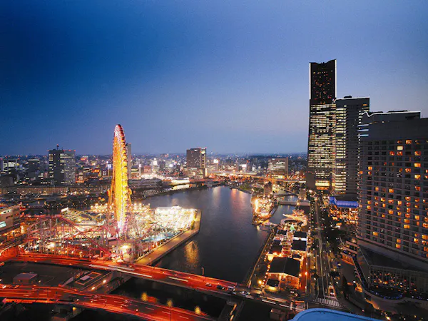 みなとみらい21地区の夜景イメージ